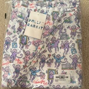 NWT RARE GEORGETOWN ROLLER RABBIT PAJAMA BOTTOMS LIMITED EDITION